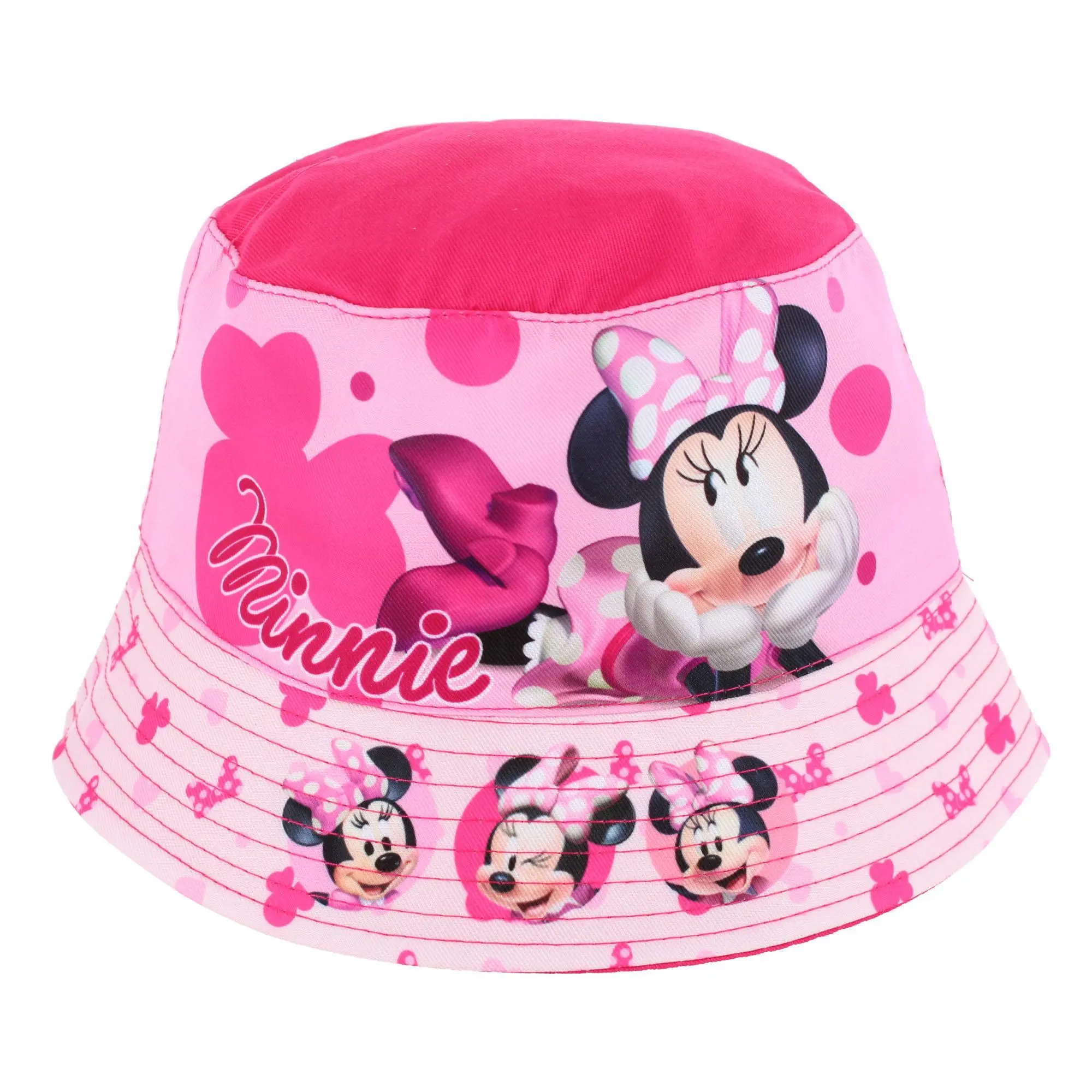Textiel Trade Girl's Minnie Mouse Bucket Hat, Bucket Hats, Toddler Bucket Hat, Cartoon