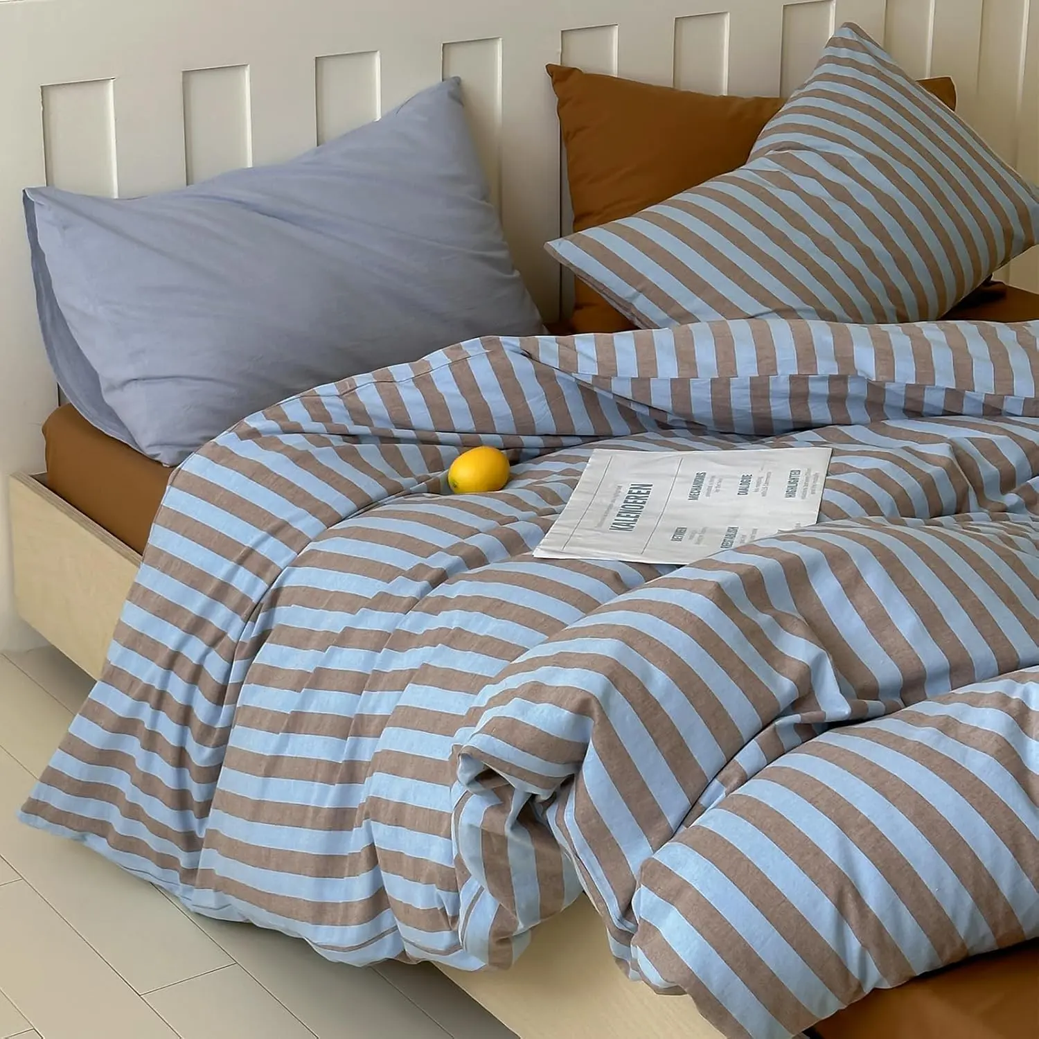 03# Blue Brown Striped