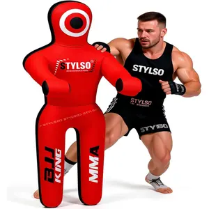 Unfilled Grappling Dummy – Adult Life Size Wrestling & BJJ Training Dummy, MMA Jiu Jitsu Judo Takedown & Throwing Practice, Heavy-Duty Triple-Stitched Canvas Submission Dummy