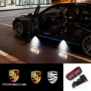 Porsche LED Car Door Welcome Lights, suitable for Cayenne (2011~2016), Boxster (2013~2024), Cayman (2013~2024), Macan (2014~2024), 911 (2012~2022), CARRERA4, S3/S4 (2013~2024) models