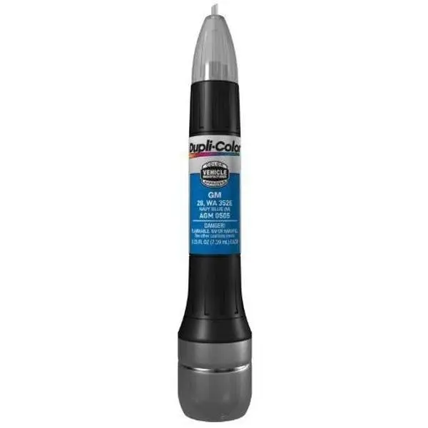 Dupli-Color AGM0505 All-in-1 Automobile Touch-Up Paint - Metallic Navy Blue, General Motors Exact-Match Scratch Repair Solution