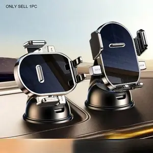 360-Degree Rotating Car Phone Holder, Phone Mount for Car, ABS Plastic Universal Dashboard Navigation Phone Holder, Air Vent Unobstructed