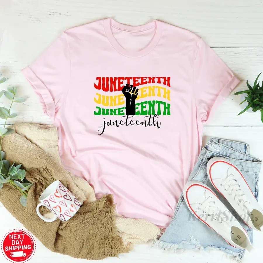 Juneteenth T-Shirt - African American Celebration , Black History Shirt, 1865 Juneteenth T-Shirt
