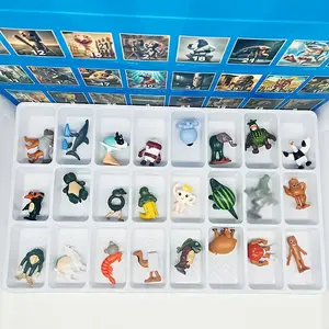 24 Days Halloween Christmas Countdown Calendar, 24pcs Italian Brainrot Tung Tung Figures, Collectible Figures, Cute Cartoon Characters, Holiday Decorations, Festive Decoration