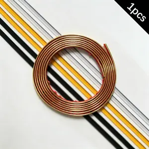 3 M PVC Self-Adhesive Wall Decorative Strip for Seamless Gap Covering, Wall and Frame Edge Protection, Door Window Furniture Border, Bumper Self-Adhesive Wallpaper Trim