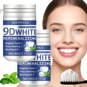 9D Whitening Teeth Cleaning Powder, gentle oral cleaning, whitens teeth, refreshing mint flavor, an essential daily oral care item, travel oral care, dental health, a great oral hygiene gift for friends