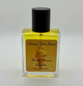 Orange you sweet 50 ml glass bottle Unisex Orange and Sweet Cream Vanilla Scent Notes Long Lasting Fragrance