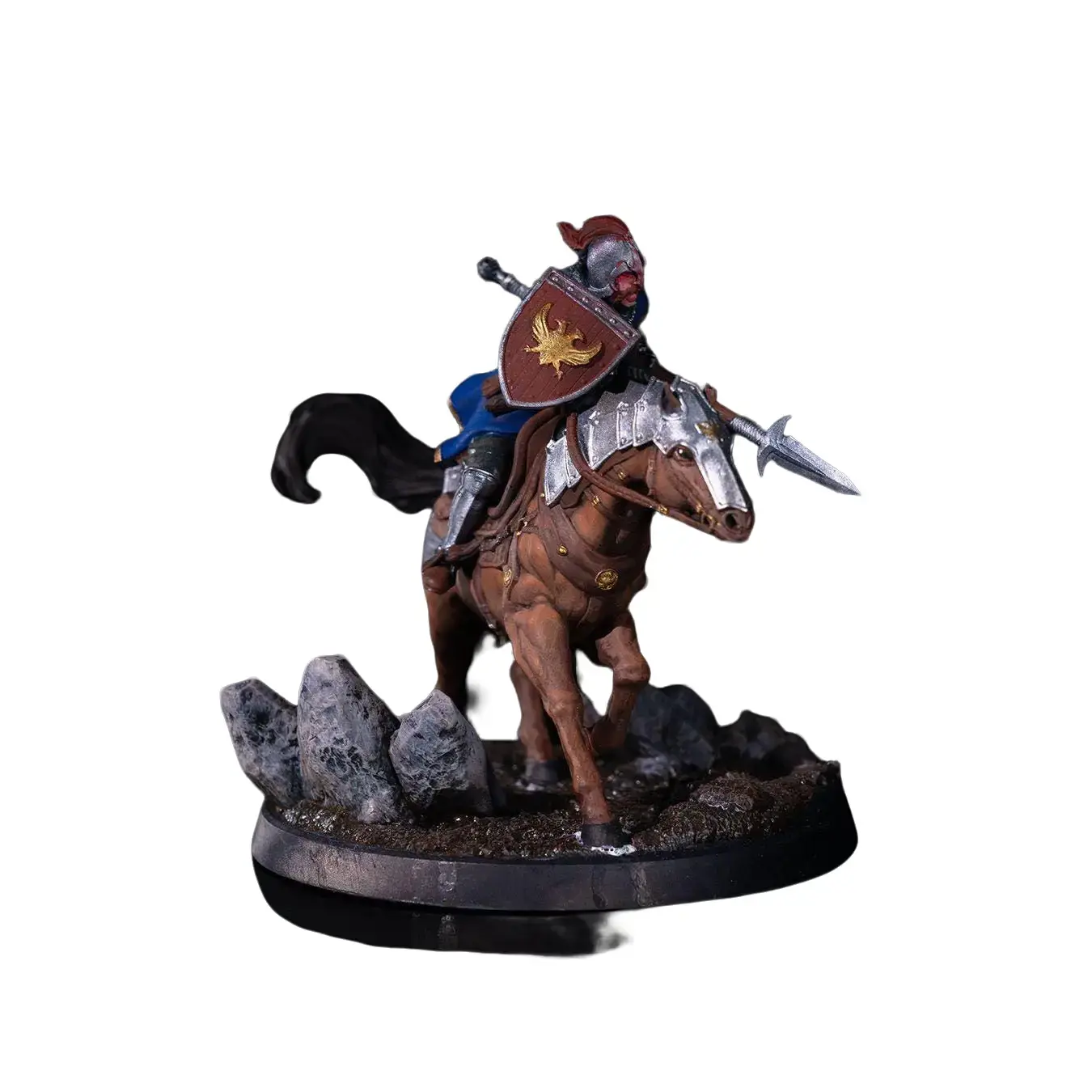 Handmade Goblin Invasion Town Cavalry Resin 3D Figurines & Miniatures - Customizable, Paintable Gaming Minis for DnD Collectors, 1-Shot Quest Use, Home Decor Ornaments, Gift Item, Resin Figures