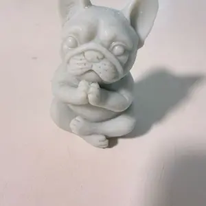 Velita en Forma de Frenchie - Abstract Representation of a Frenchie Design Item