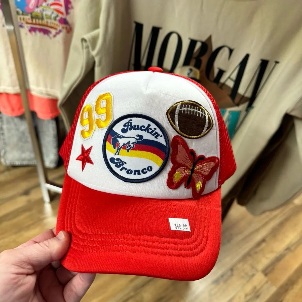 Preppy bronco trucker hat Preppy bronco trucker hat