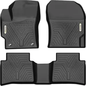 YITAMOTOR Floor Mats Fit Toyota Corolla Sedan 2020-2025 (Not Fit for Hatchback), TPE All Weather Automotive Corolla Floor Liners Custom Fit 1st & 2nd Row