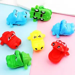 6PCS Fun Mini Crocodile Pull Back Car Toys for Kids Birthday Party Favors Pinata Filler Carnival Party Gifts Christmas Prizes