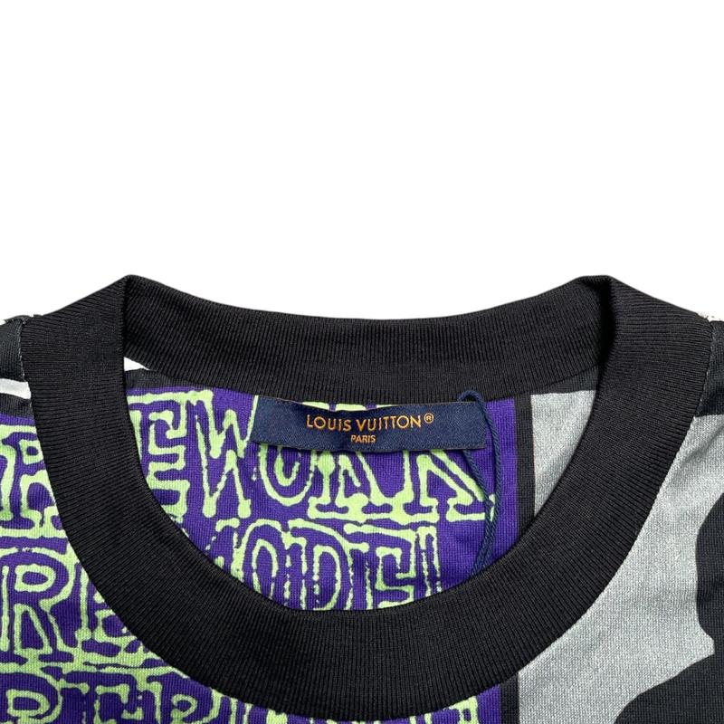 Louis Vuitton Fanzine Short Logo Sleeve Tee Shirt Multi