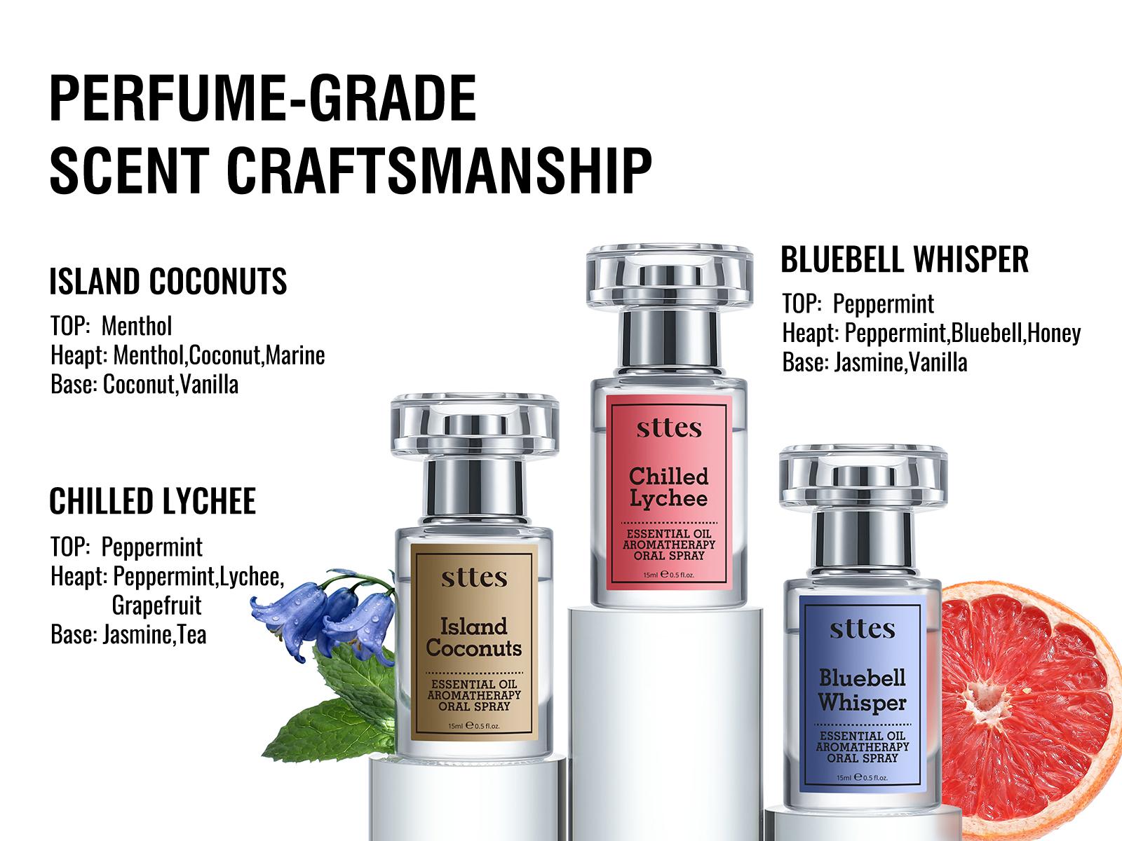 STTES Bluebell Whisper 15ml Essential Oil Dual-Phase Oral Spray - Plant-Powered Fresh Breath Fragrance, Travel Size Pocket Perfume (0% Alcohol) STTES Bluebell Whisper 15ml Essential Oil Dual-Phase Oral Spray - Plant-Powered Fresh Breath Fragrance, Travel Size Pocket Perfume (0% Alcohol)