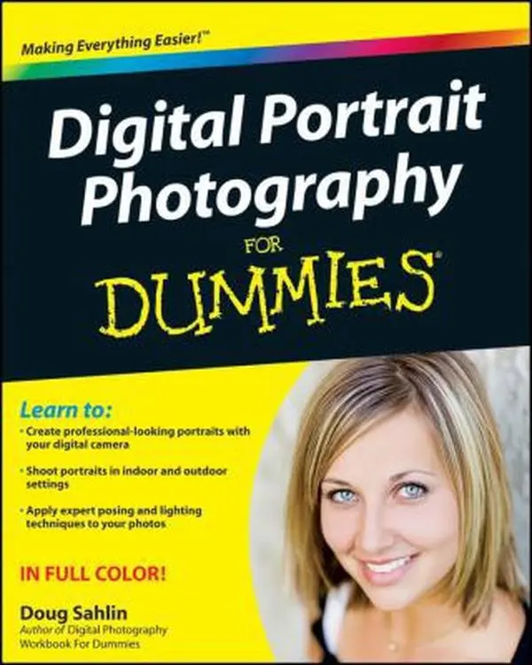 Used Digital Portrait Photography Tutorial Book (Like New, 318pp, Softcover, English) by Doug L. Sahlin – for Beginners: Master Wedding & Casual Photos, Apply Expert Posing & Lighting Techniques
