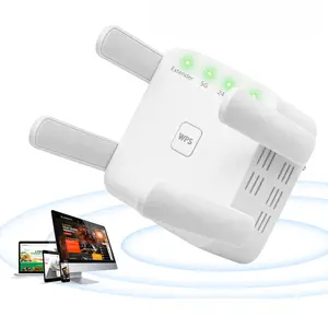 2026 WiFi Extender, 1200mbps WiFi Signal Booster, Dual Band Wireless WiFi Repeater, 5GHz/2.4GHz, Ethernet Port, Home Office Use