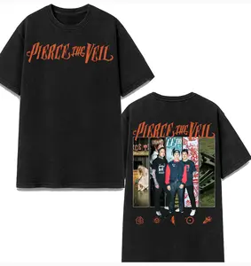 pierce the veil Rock Band Art Live Concert 2026 T-shirt , Band Summer Concert Unisex Tee
