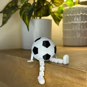 Soccer Desk Decor, Soccer Ball Buddy, Fun Soccer Gift, Sports Gift, Perfect for Soccer Lovers, Unique Office Decoration, Collectible Room Decor, Interior Decoration Accessories