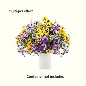 Festive decorative flowers, Realistic fake plant, decoration, outdoor courtyard decorations for spring and summer, suitable for indoor and outdoor decoration, homes, wedding decoration, and seasonal celebrations