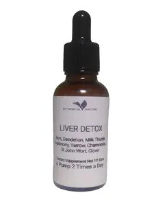 Liver Detox Tincture - Herbal Extract for Liver Health - 30g Single Item - Suitable for Adults - No Sugar Added - Multivitamin Supplement - Edible