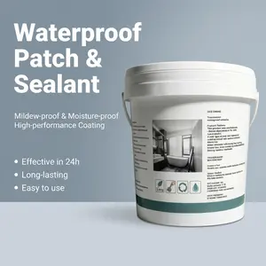 Waterproof Patch & Sealant - Clear Mold & Mildew Resistant Damp Proof Coating for Home Bathroom Kitchen