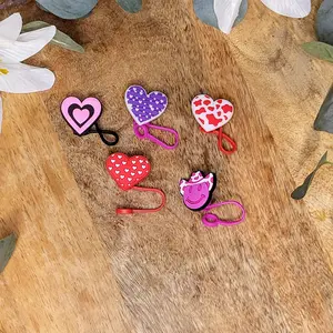 Heart Straw Toppers