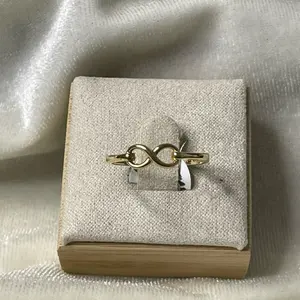 14k gold infinity ring