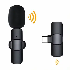 Wireless Lavalier Microphones for iPhone, iPad - Crystal Clear Sound Quality for Recording, Live Streaming, YouTube, Facebook, TikTok Audio Clip Smartphone