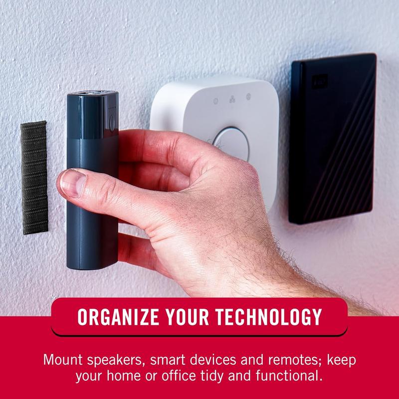 – 30 ft Sticky Back Hook and Loop Fasteners – Peel and Stick Permanent Adhesive Tape Keeps Classrooms, Home, and Offices Organized – Cut-to-Length Roll | 3/4 in Wide | Black, (91137)