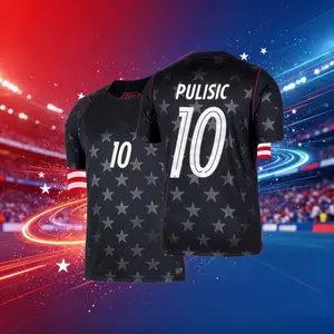 2026 United States National Home NO.10 Pulisic Short Sleeve Soccer Jersey Fans Version Breathable