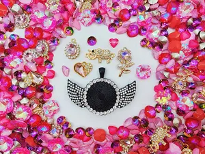 [Premium] MAESTRO: Beautiful & Sparkling Charms for DIY Jewelry & Accessories Beads Set Diy Bling Set Handmade Beading Material