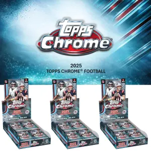 3x TOPPS CHROME FOOTBALL HOBBY BOXES Pick Your Team Break