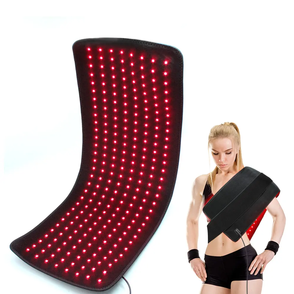 Red Light Therapy Pad, Large 31" x 11" Wearable Infrared Heat Pad for Pain Relief, Body Relaxation & Muscle Recovery, Flexible Wrap for Back & Shoulders