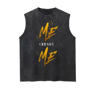 ME AND ME Fitness vintage washed tank top, workout t-shirt, strength training washed tank top, motivational gift, sports washed tank top, fitness washed tank top, men's gift, women's gift
