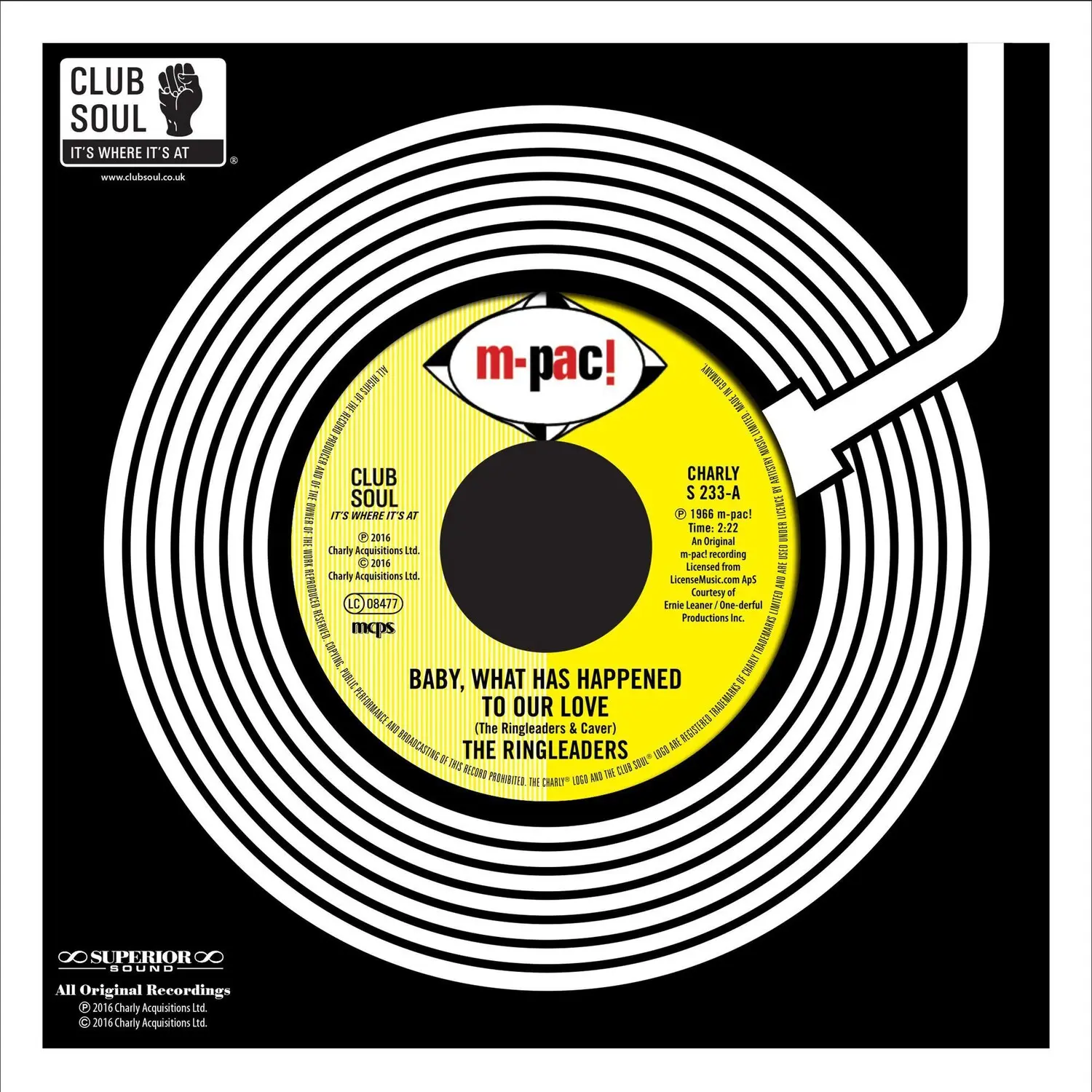 Ringleaders - Baby What Has Happened To Our Love  [7-INCH SINGLE VINYL RECORD]