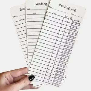 Reading Log Bookmark - Versatile Reading Log for Writing, Recording, and Note-taking with Various Categories and Sections