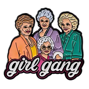 Golden Girls Girl Gang Enamel Pin
