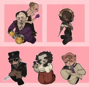 The Outlast Trials Keychain - Franco Barbi, Liliya Bogomolova, Mother Gooseberry, Leland Coyle, And Kress Twins, Cute Keyring Accessory, Fun Charm For Backpack Or Purse | High Quality and Customer Favorite Items