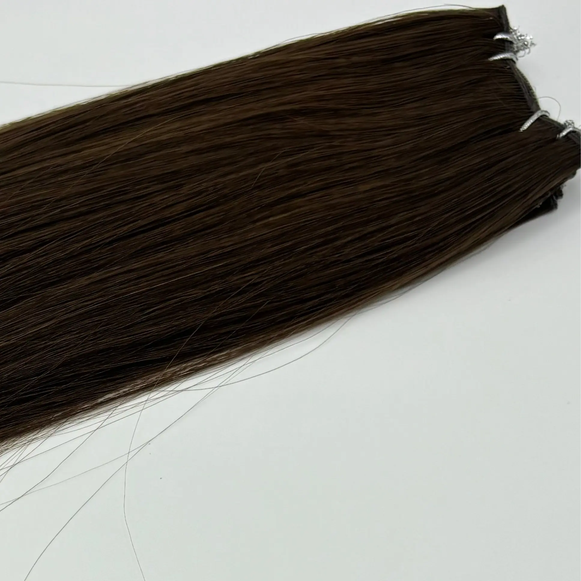 ALT Hair Extensions Lungo Micro Weft 18” Human Hair Chocolate Brown 60g Color 2B