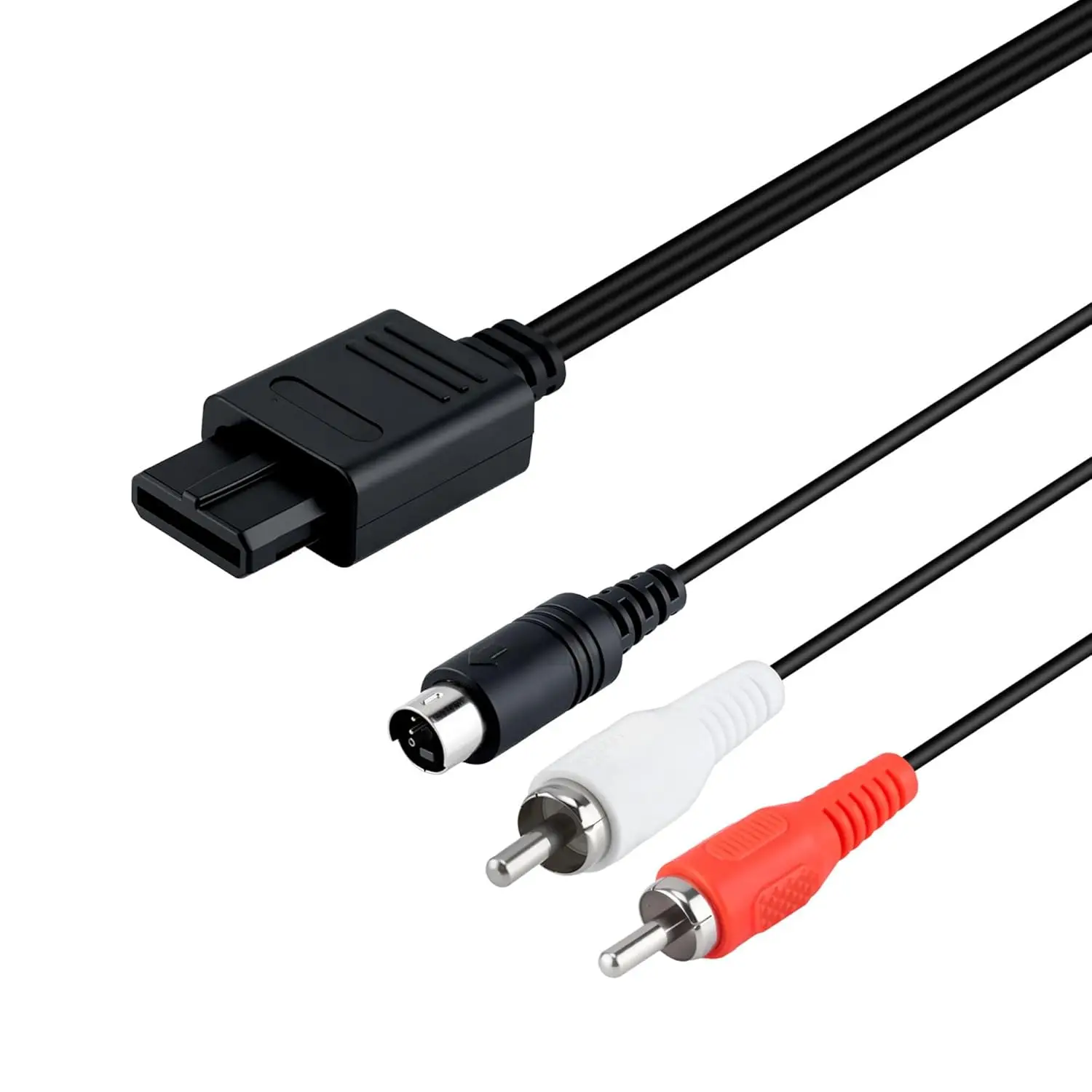 Mcbazel High-Quality 168cm S-Video Cable - NTSC Console Accessory Compatible with Nintendo GameCube, N64, SNES, Gaming Consoles Accessories