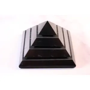 Shungite Saqqarra Pyramid 70mm x 60mm