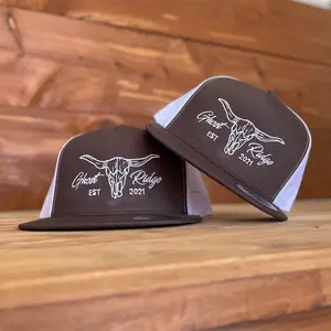 Yupoong Classic Brown/White Bull Hat