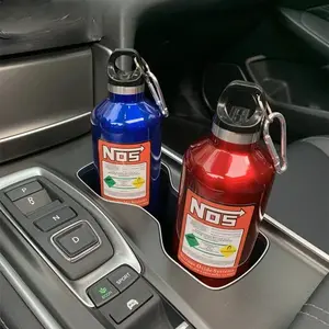 Cars Accessories 1PC Car Insulation Cup NOS Nitrogen Cylinder Vacuum Stainless Steel Kettle 500ml Travel Sports Bottle Water Cup Auto Accessories