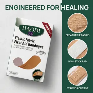 Sheer Strips Adhesive Sterile Bandages for First Aid & Wound Protection, Individually Wrapped Wound Care Bandages for Minor Cuts & Scrapes, Assorted Sizes, 100 ct