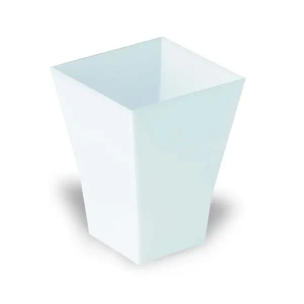 212 MAIN Plastic Small Size Square Cup - 2 Oz Disposable Tableware, Indoor/Outdoor Party Supplies, Pack of 600