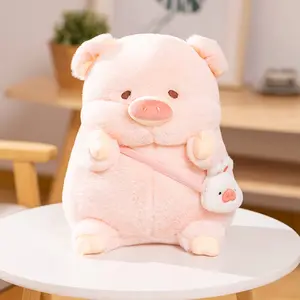 High Quality Kawaii Lulu Pig Plush Toy Anime Plushie Doll Lovely Stuffed Animal Pillow for Kids Girls Birthday Gifts