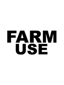 FARM USE Decal - Handmade in the US with Weather Resistant Vinyl & Adhesive Backing for Easy Installation