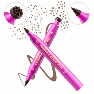 [Summer Vibes] Waterproof Freckles Pen, Faux Freckle Stamp with Fine Tip Eyeliner for Natural Realistic Freckles, Long-Lasting Effortless Makeup, Perfect for Daily Wear, Cosplay and Face Beauty Looks