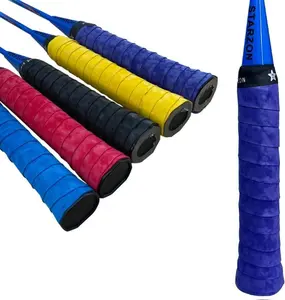 Racket Grip Anti Slip VelvetTennis OverGrip Badminton Pickleball Mix Color Pack of 10