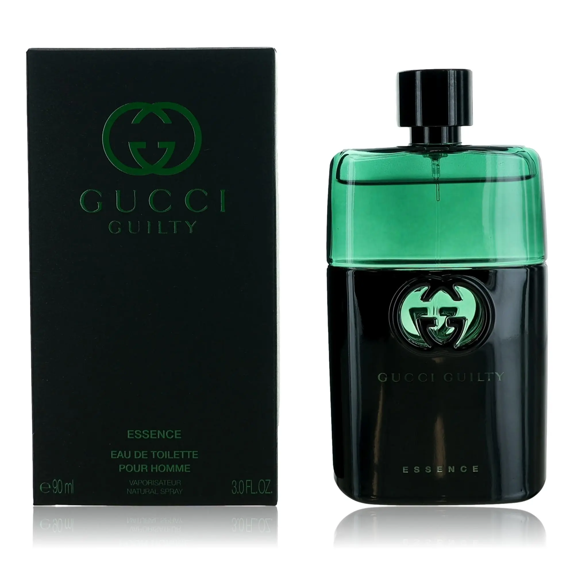 GUCCI Men's Guilty Essence 3 oz EDT Spray - Infused with Cedarwood, Wood, and Lavender Notes, Floral